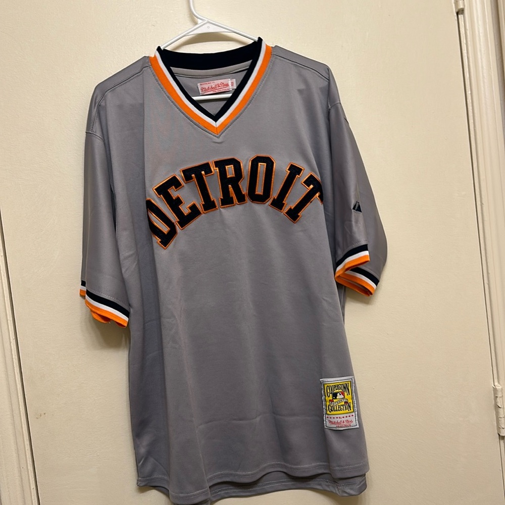 Cooperstown Collection Detroit Tigers Kirk Gibson 80’s away jersey